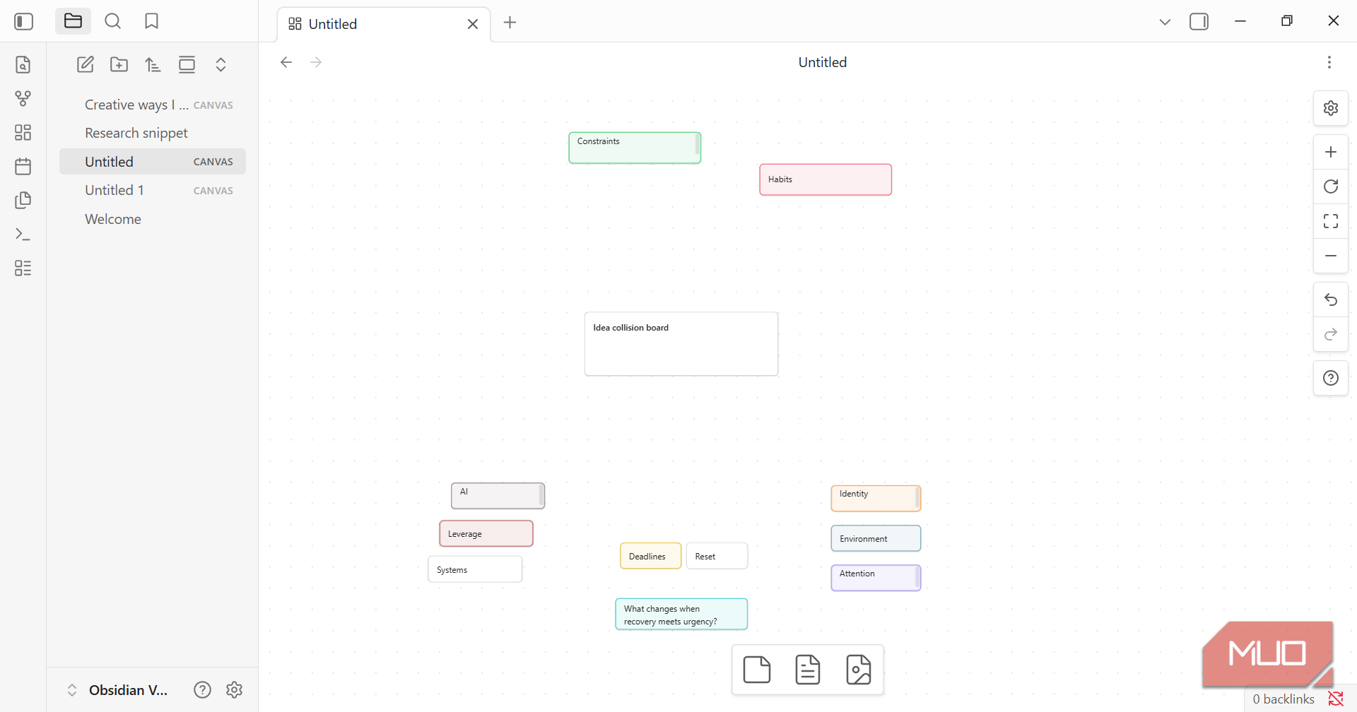 4 creative ways I use Obsidian Canvas that aren’t just flowcharts
