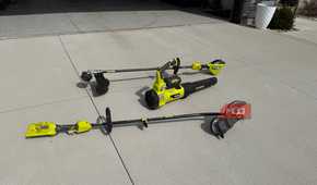3 ryobi yard tools