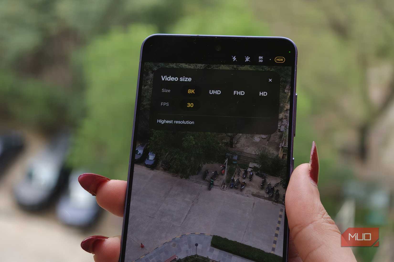 8K shooting on Samsung Galaxy S26