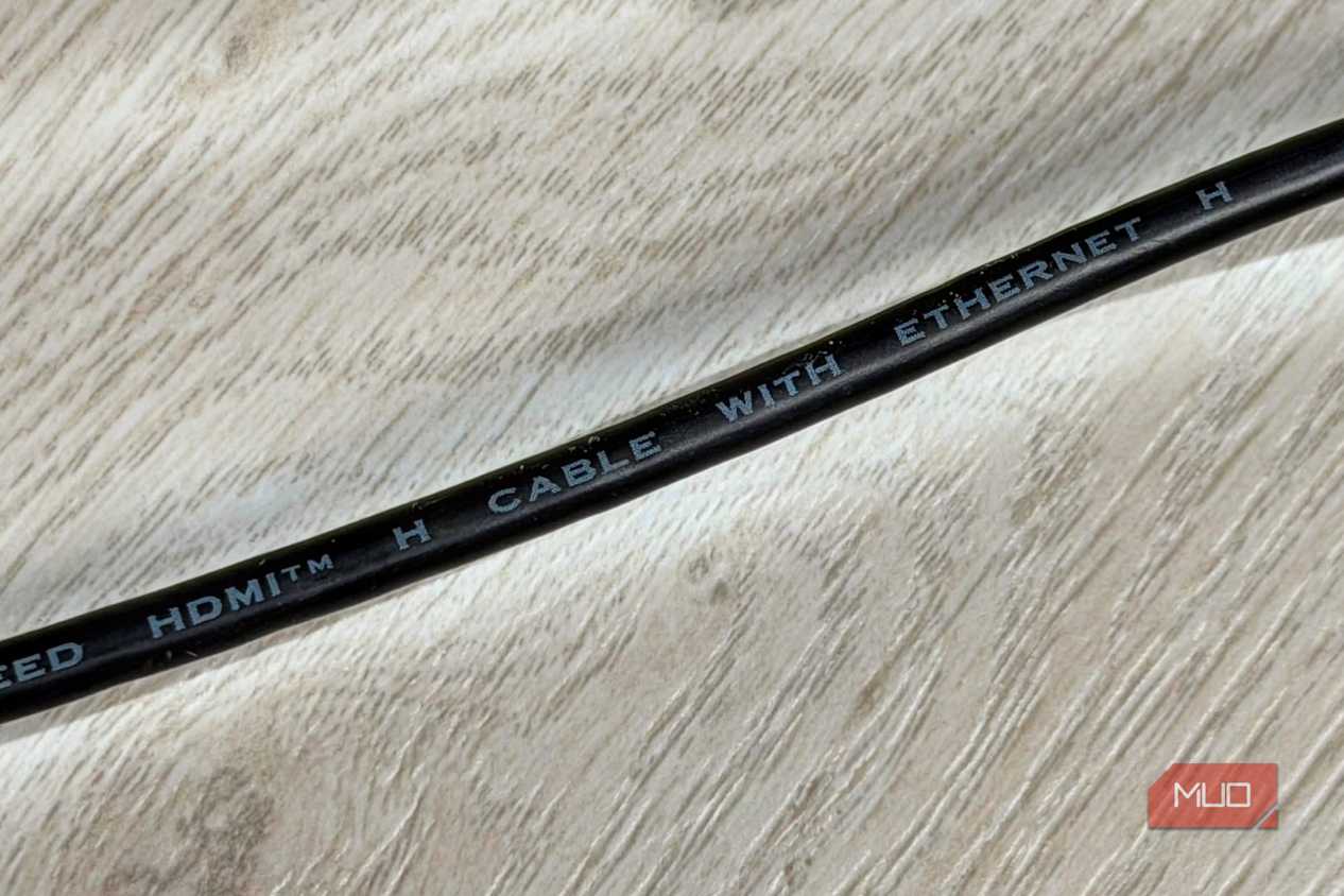 A HDMI with Ethernet cable -1