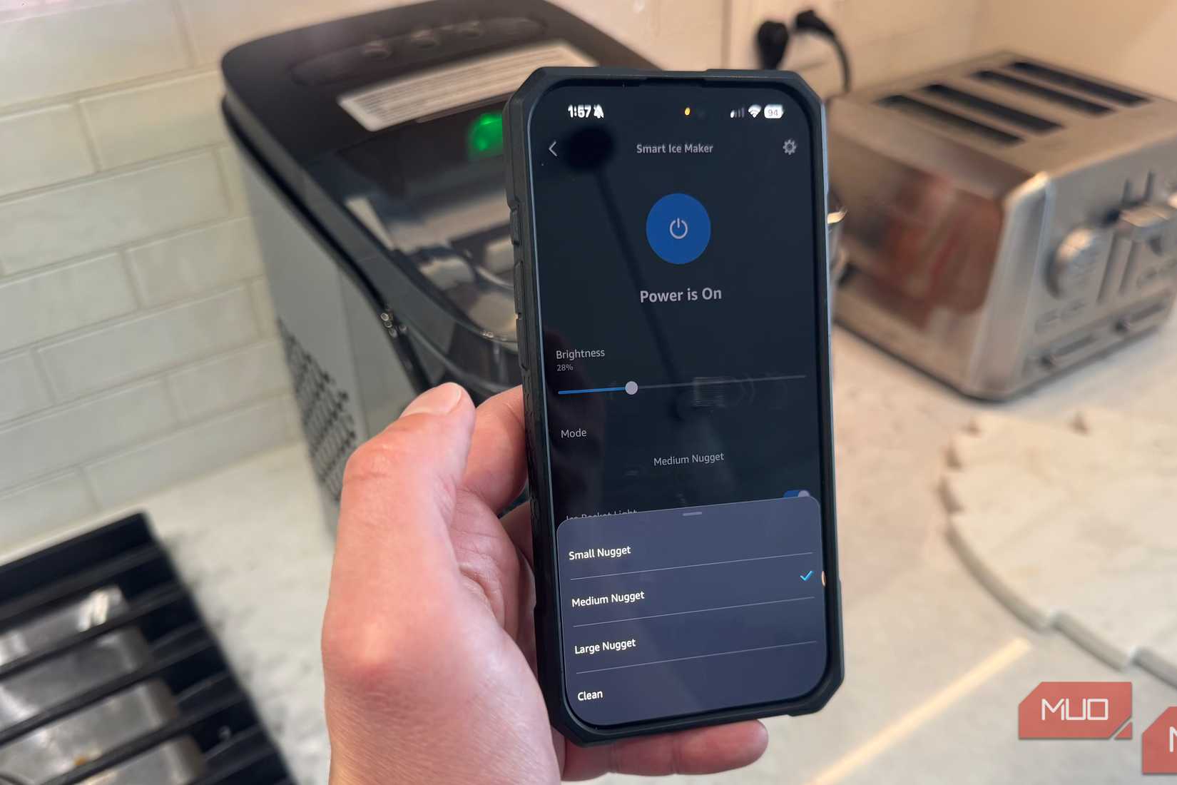Alexa App Govi ​​Smart Ice Maker Nugget Size 