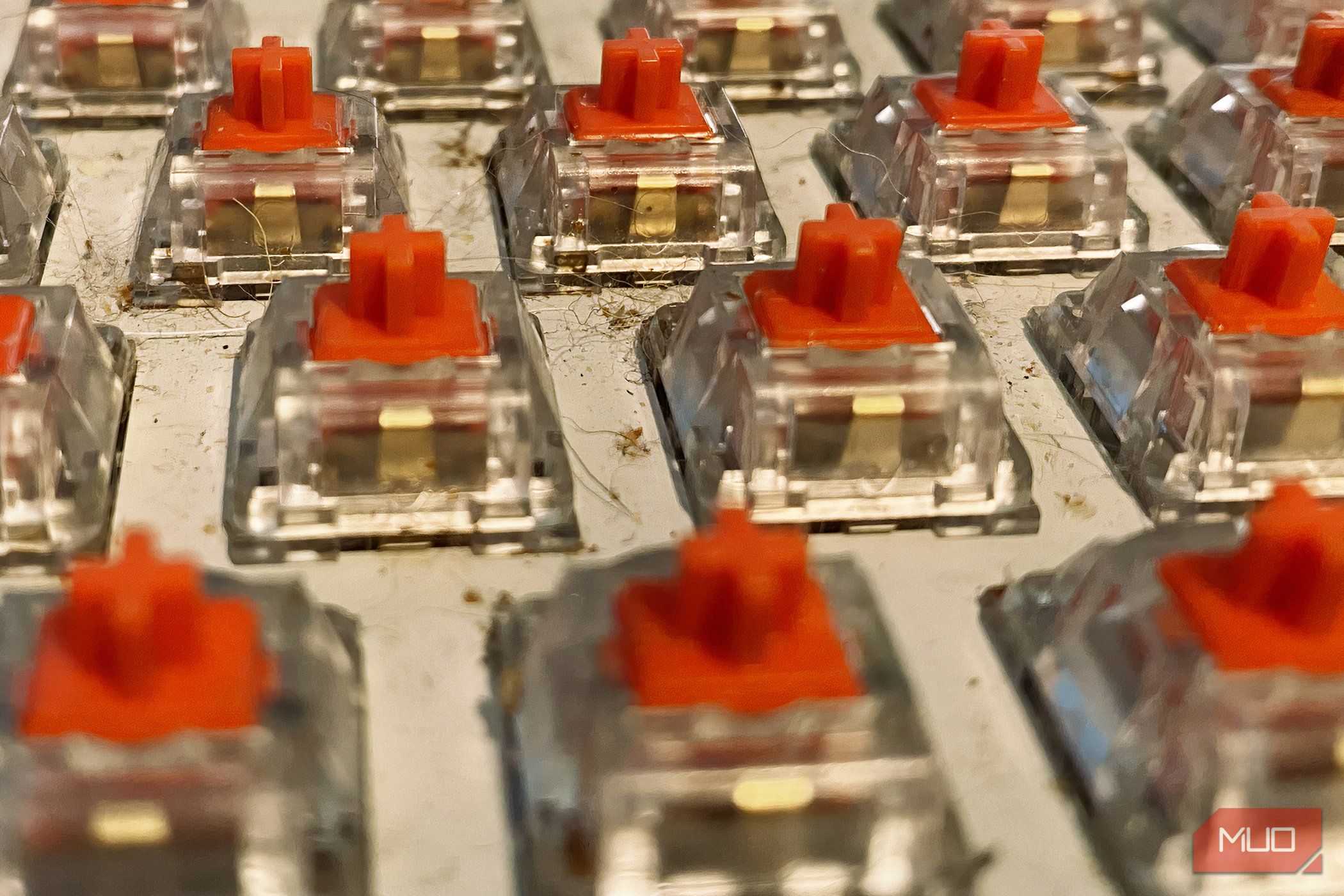 Please, please regularly clean your mechanical keyboard