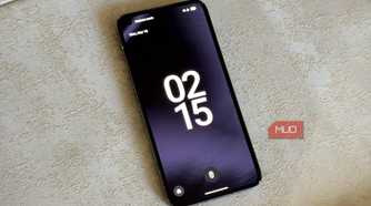 An Android phone running LineageOS on the lock screen