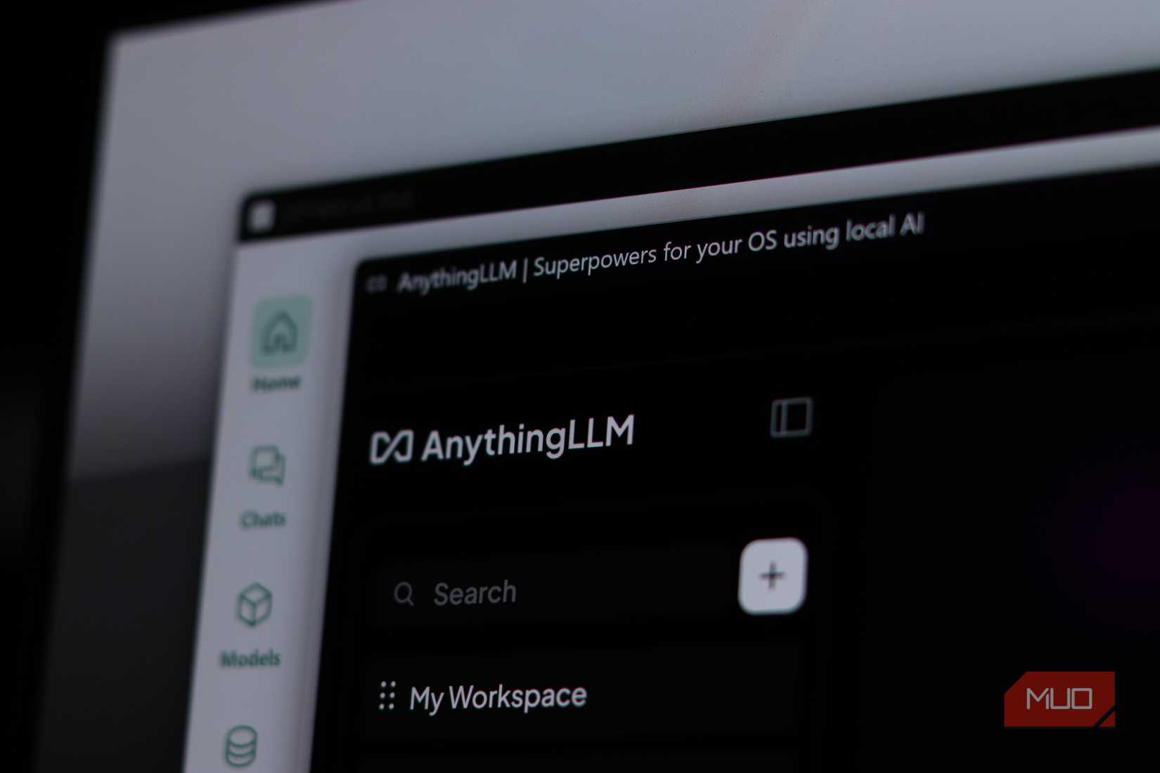 Anything LLM running on Windows 11.