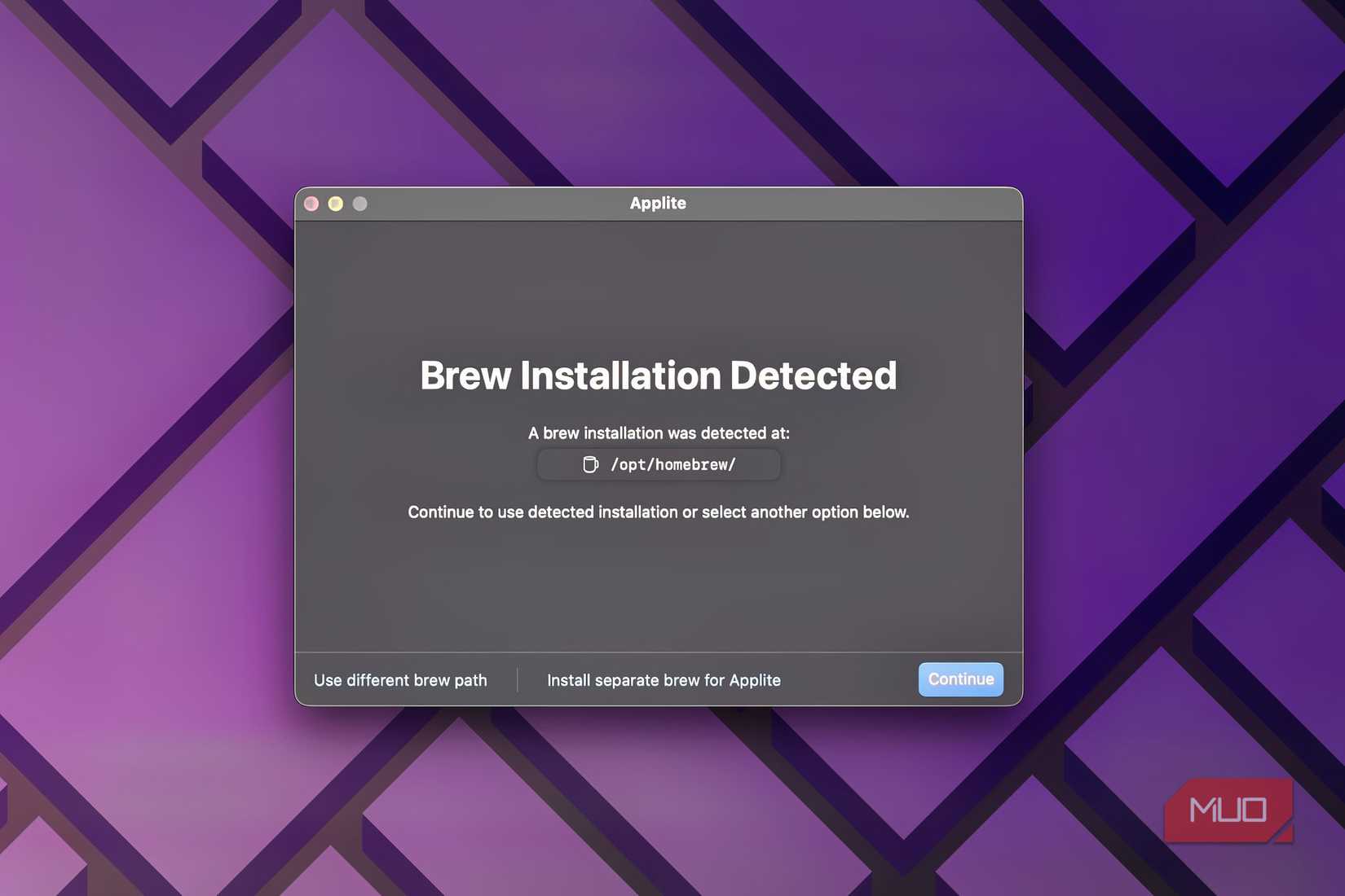 Homebrew is great, but this open-source GUI makes it way superior