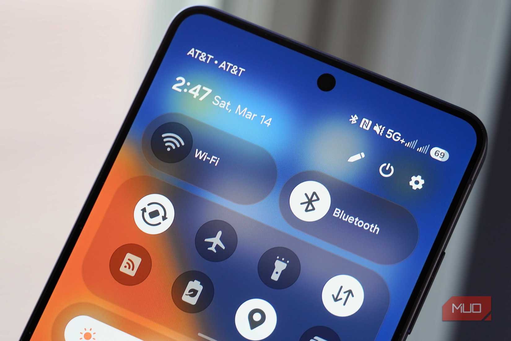 Two AT&T SIMs in a Samsung Galaxy phone.