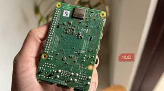Backside of a Raspberry Pi 4