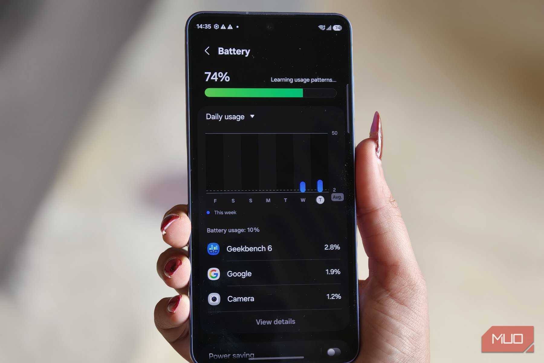 Battery life on Samsung Galaxy S26