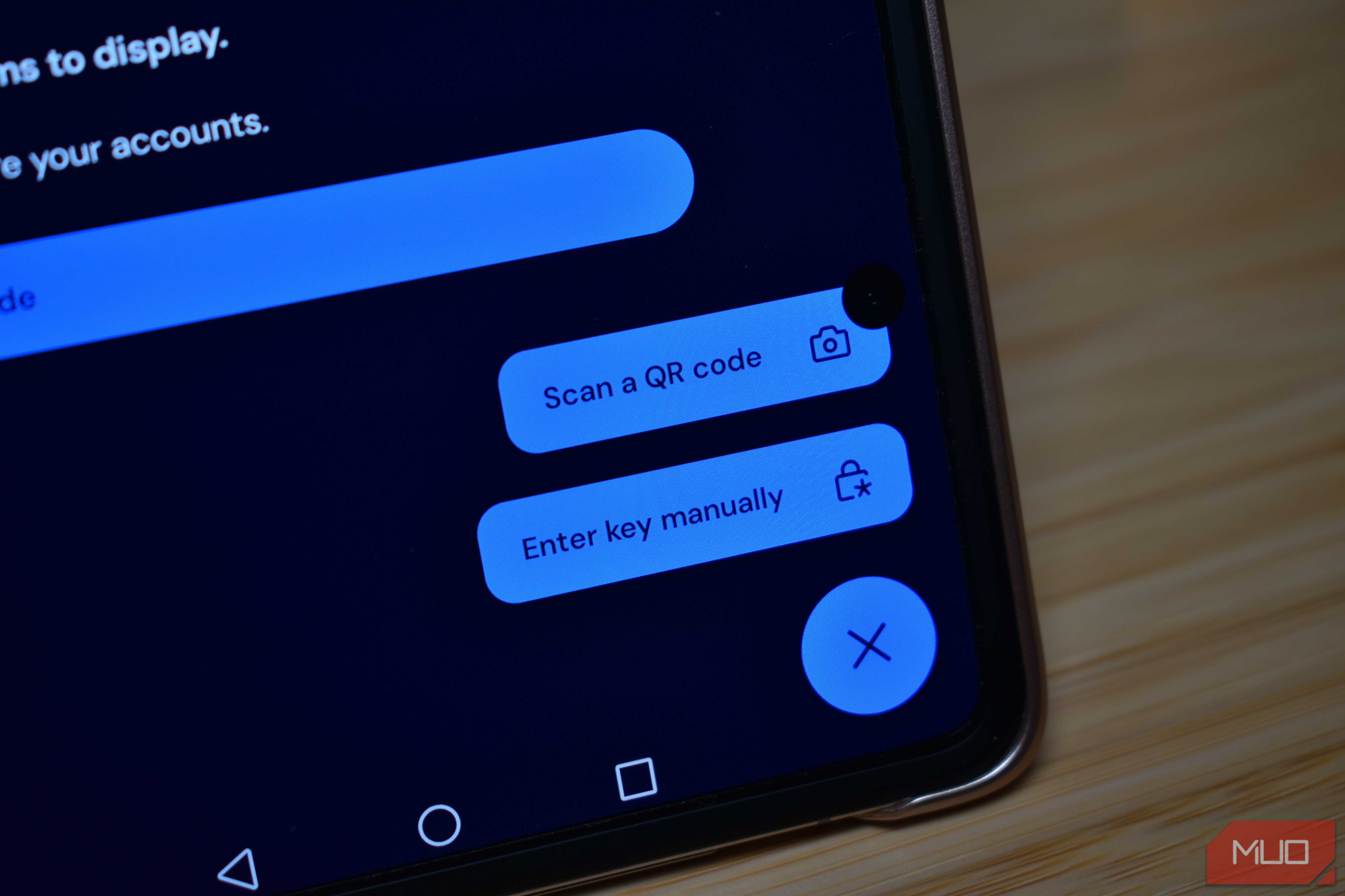 bitwarden authenticator app import manual options