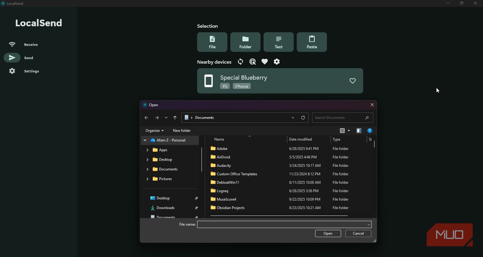 LocalSend got so much better once I started using it like this