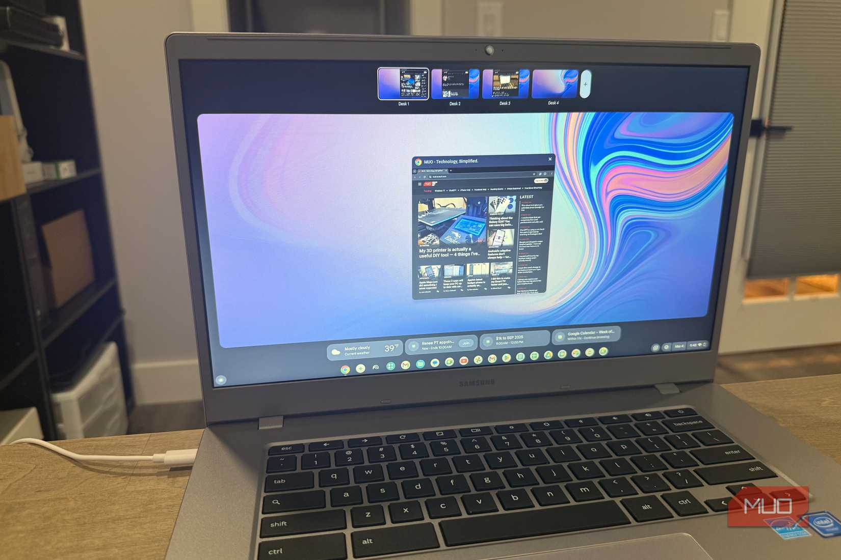 ChromeOS virtual desktops