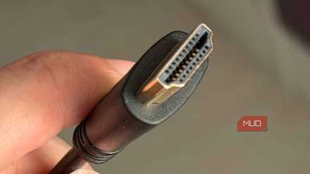 Close up shot of an HDMI connector showing the pins