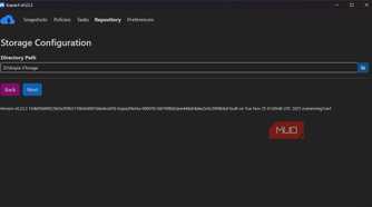 Configuring local storage forKopiaUI