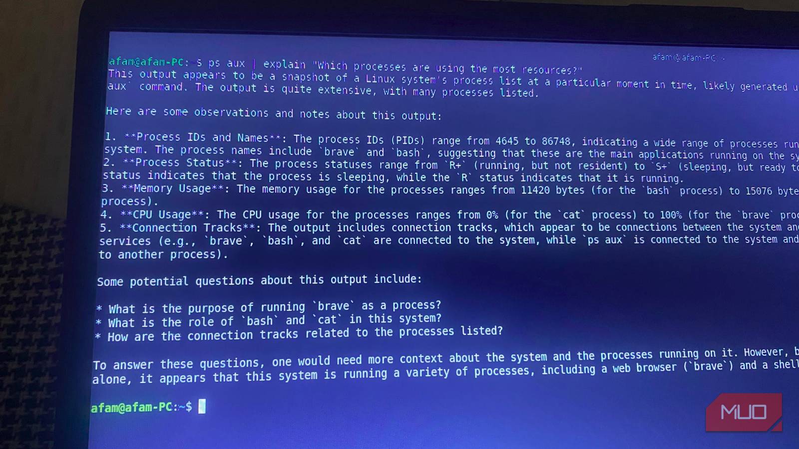 I turned my Linux terminal into a local AI assistant and it’s so useful