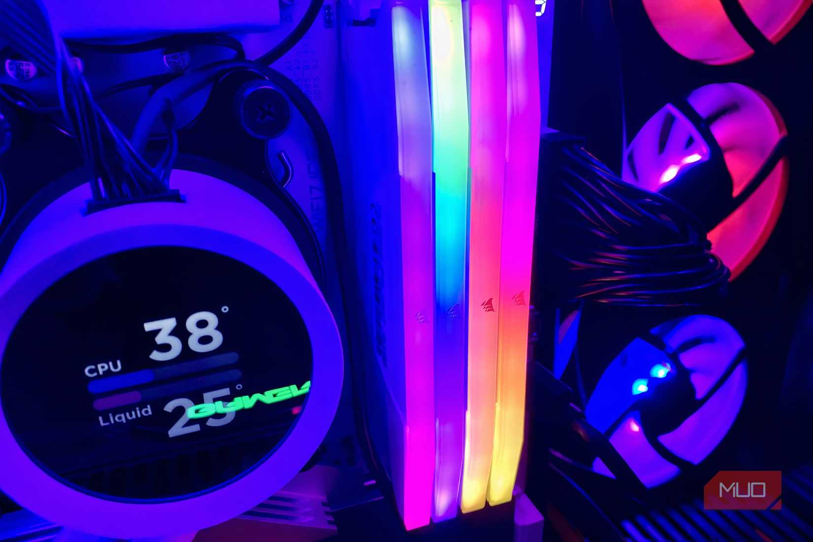 Corsair Vengeance DDR5 RAM with RBG lights