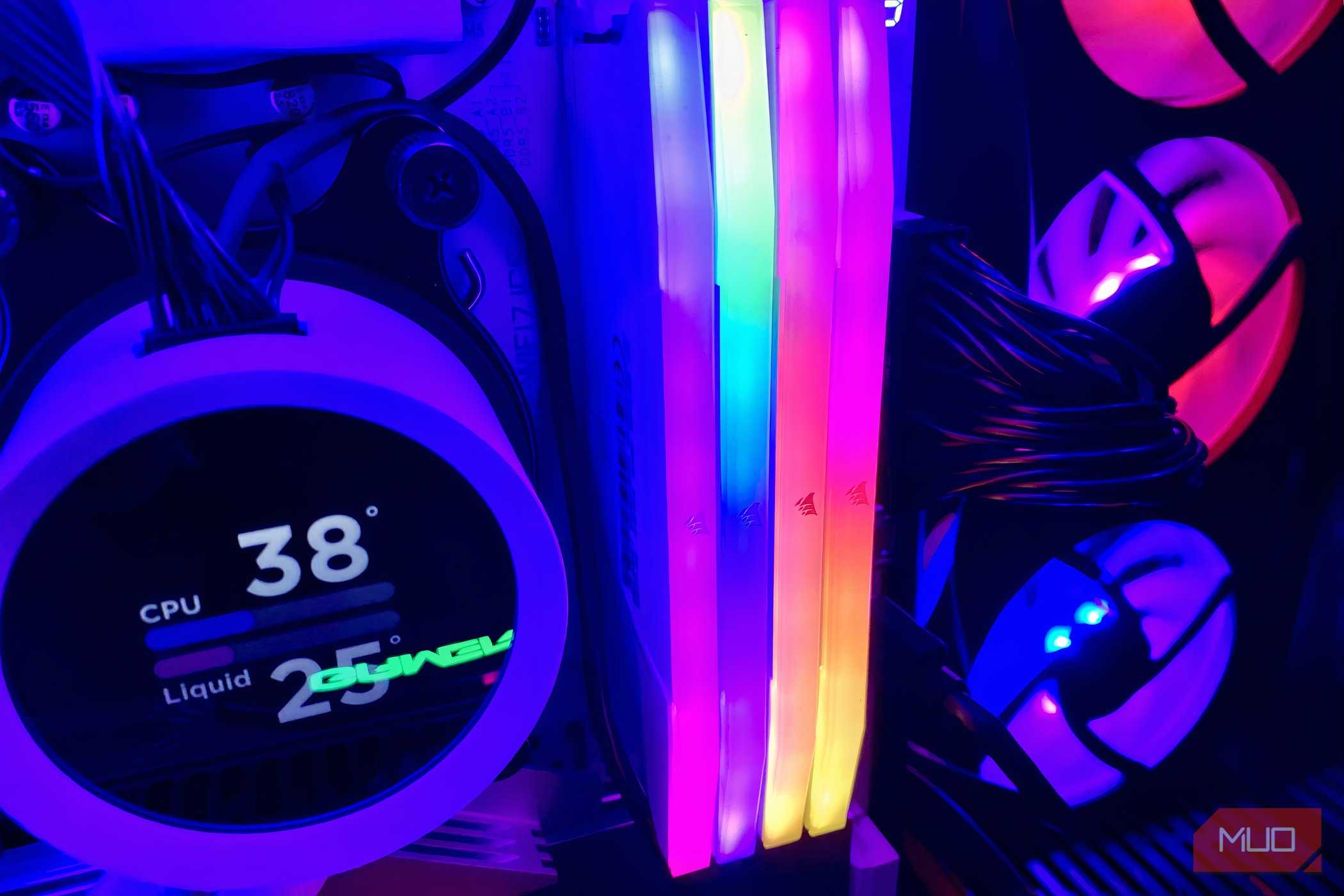 Corsair Vengeance DDR5 RAM with RBG lights