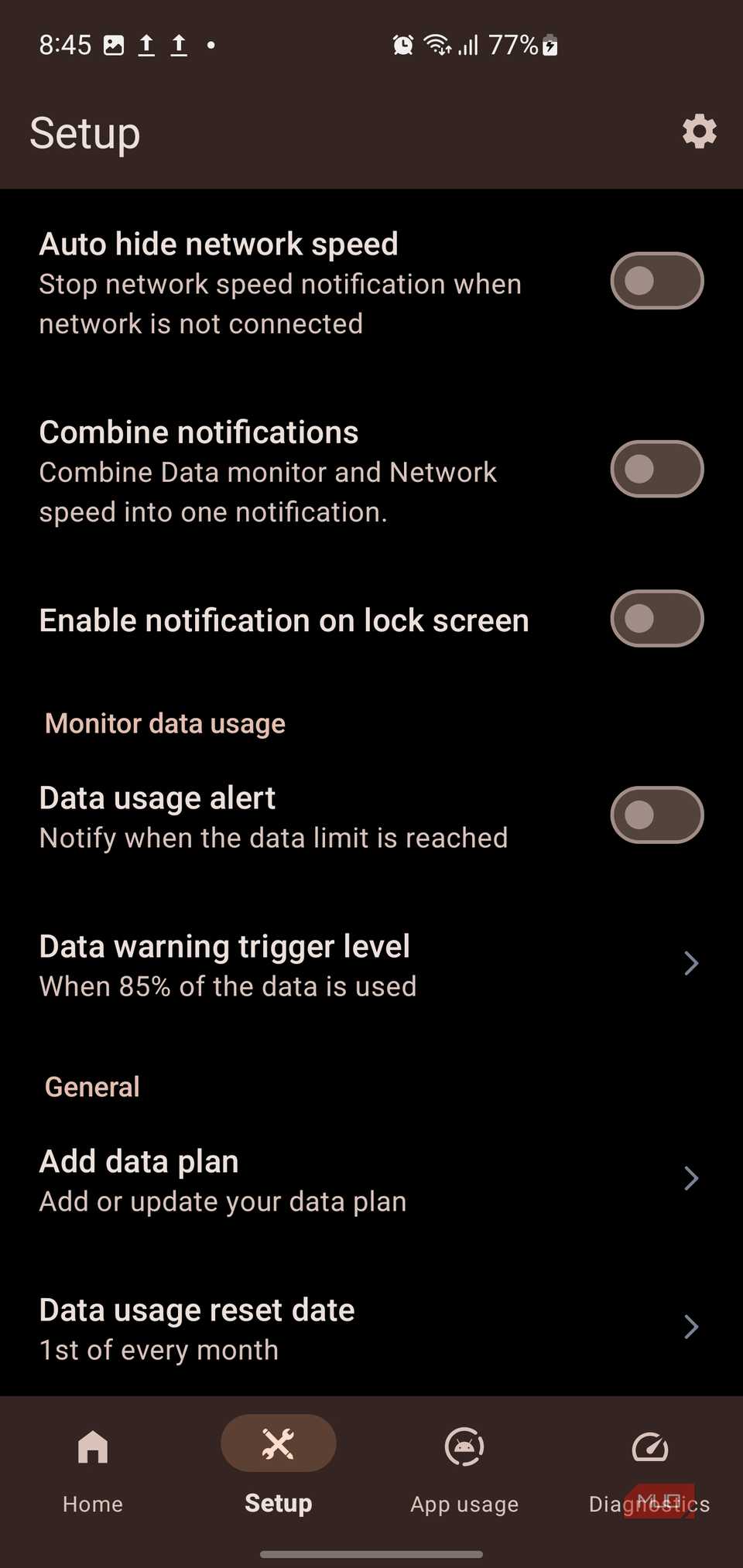 This Android widget shows me exactly how much data I burn daily