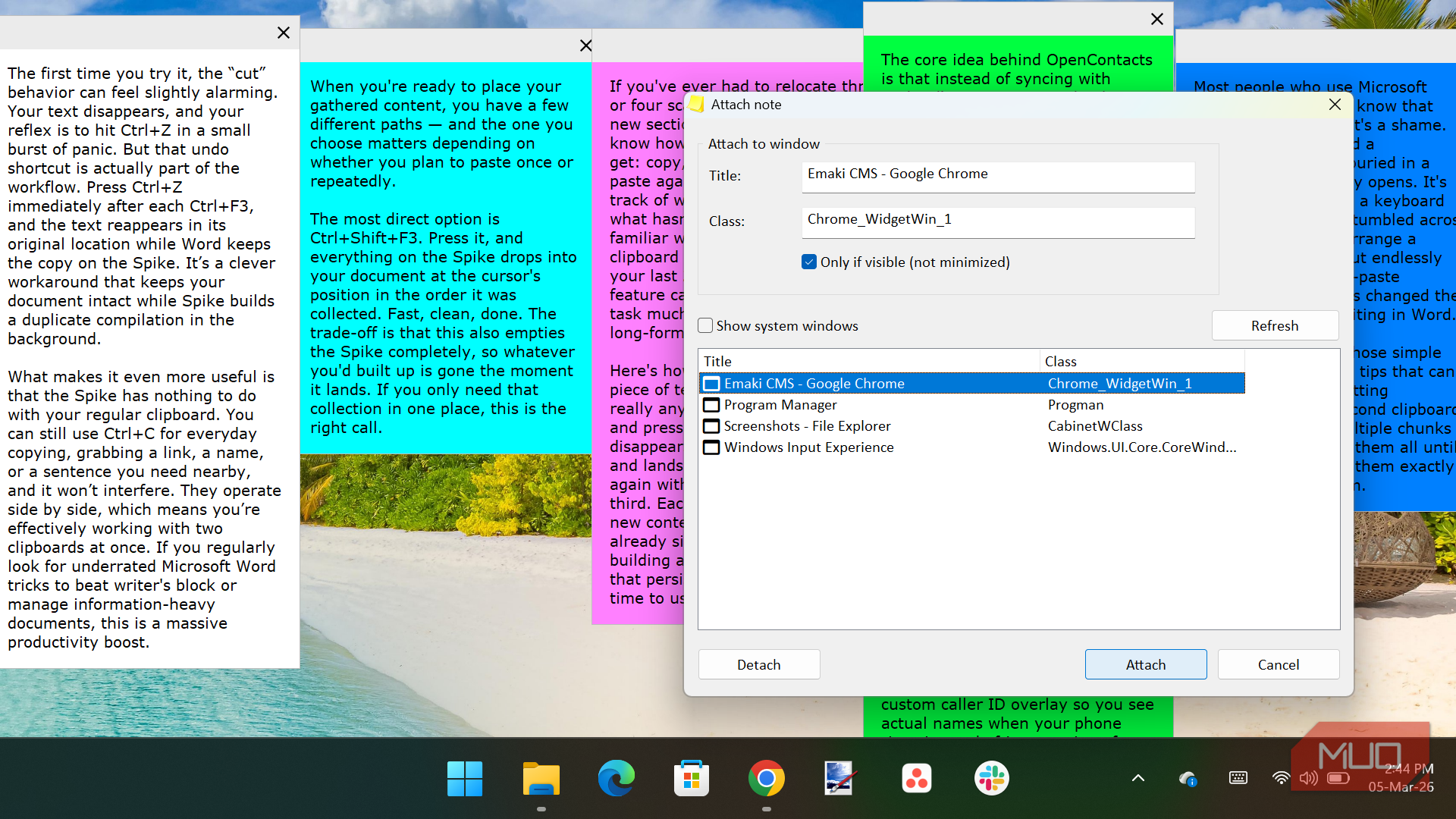 This free sticky notes app for Windows is way better than the default
