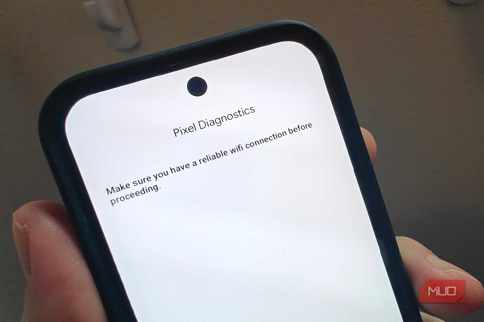Make sure you have a reliable WiFi connection before proceeding
