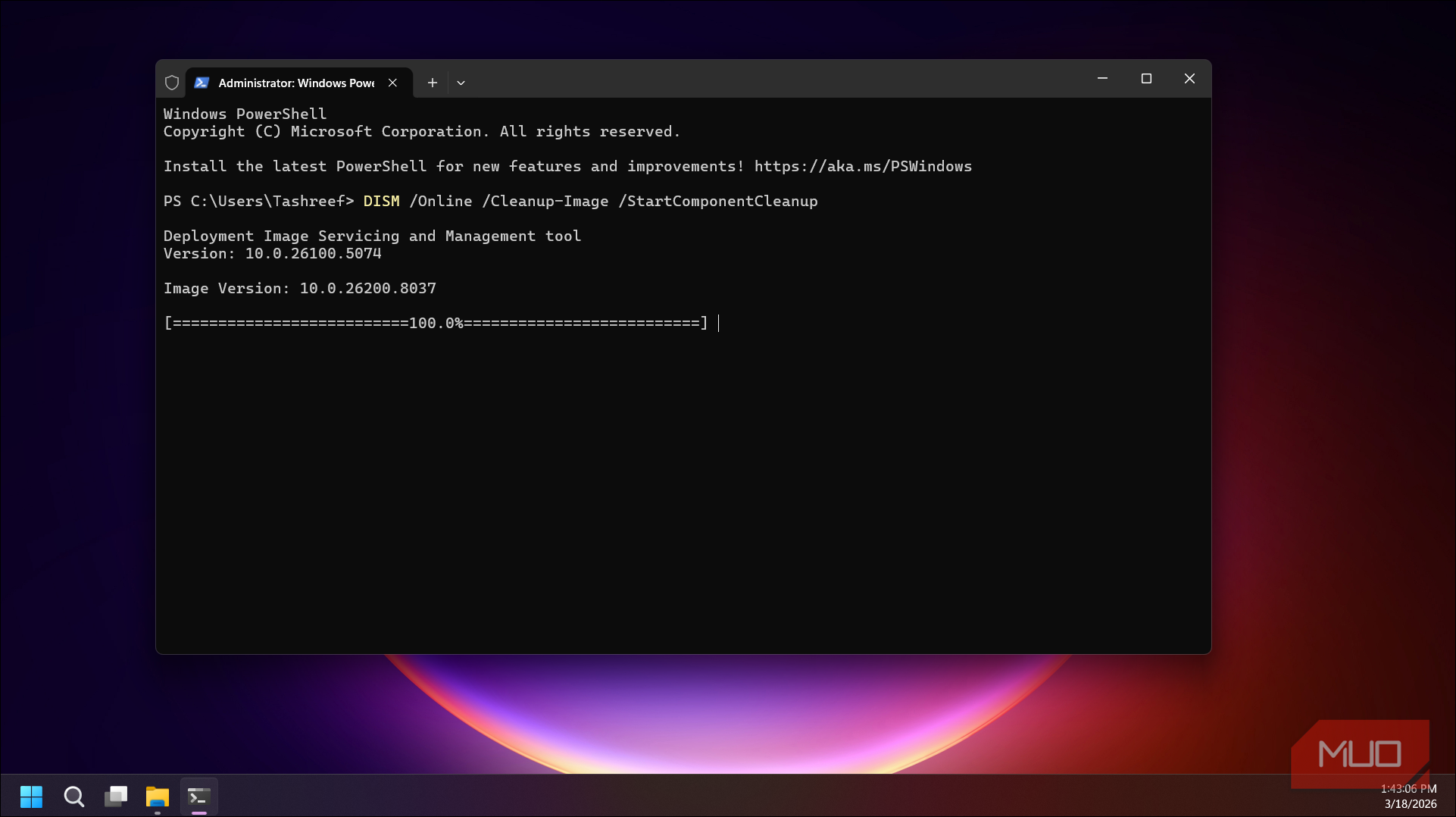 System Clean Up Command I ran one Disk Cleanup command and recovered 20GB of Windows Update ...