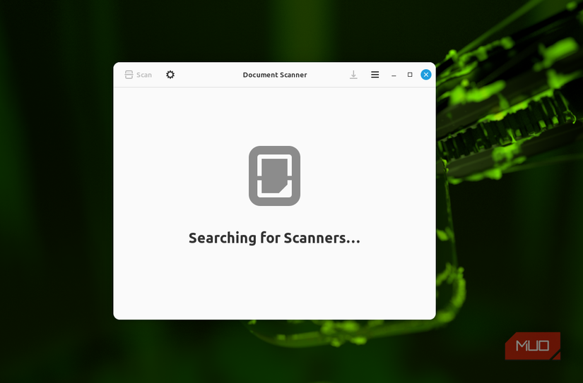 Document SCanner searching for scanners