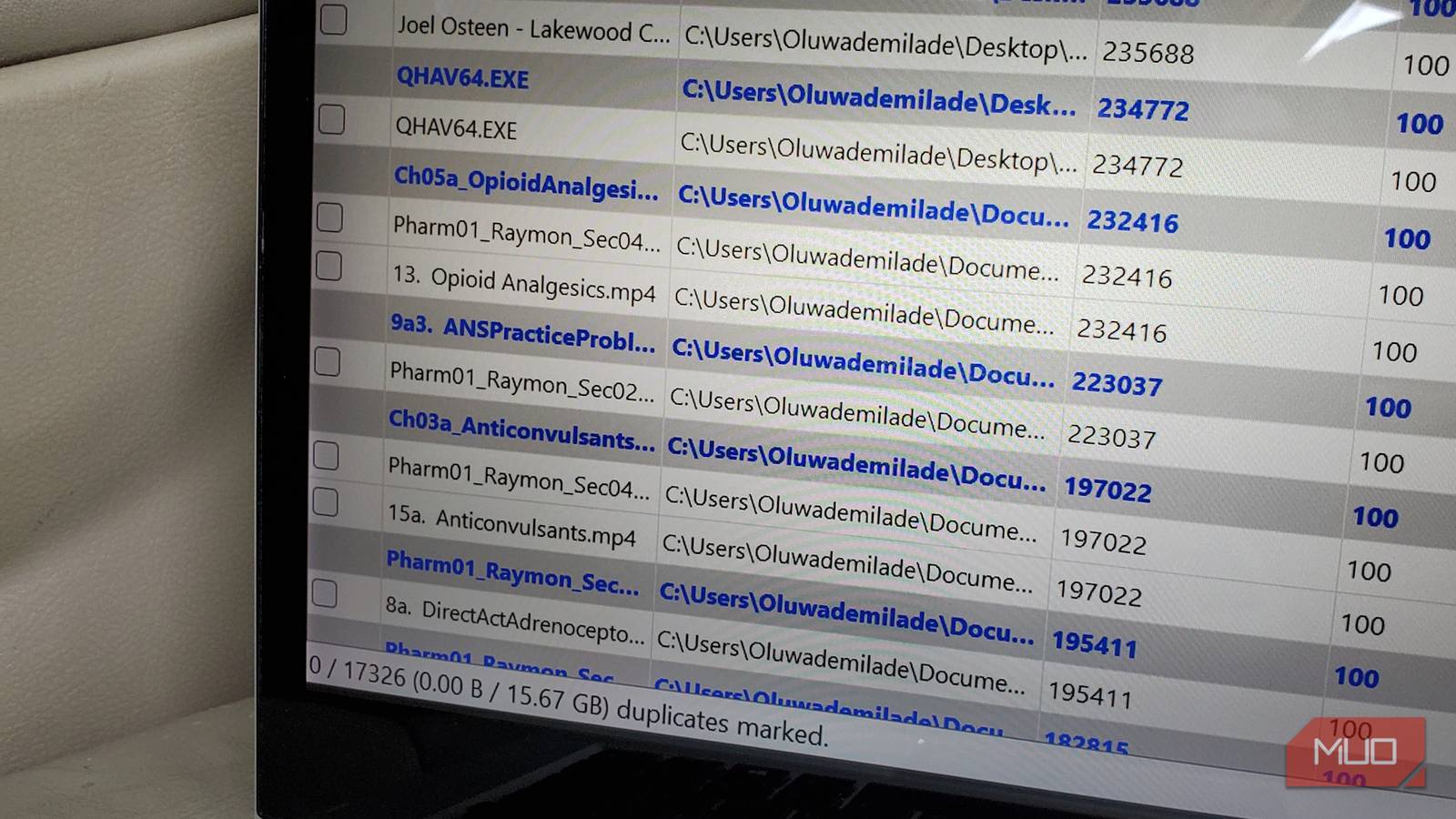 I recovered gigabytes of storage by running this free duplicate file finder