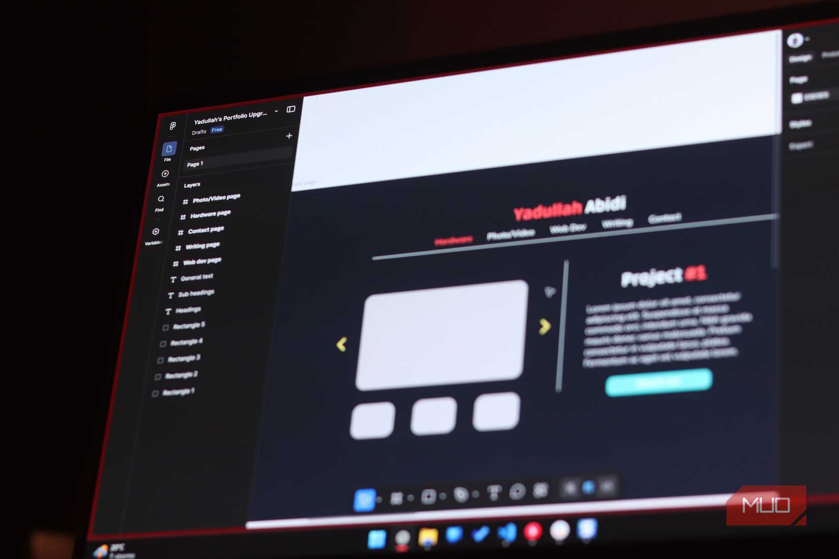 Figma running in browser on Windows 11.