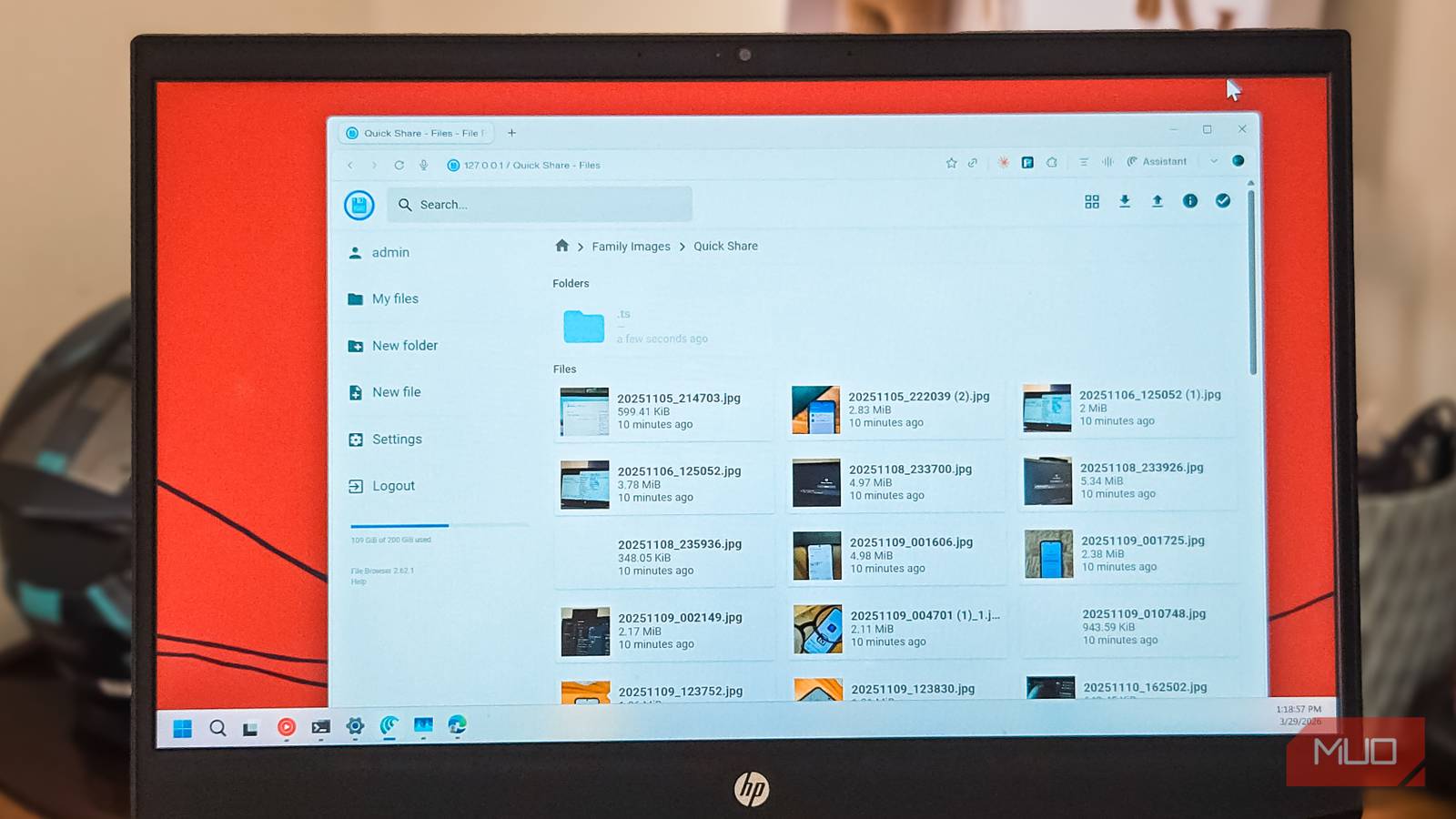 I wanted a lightweight self-hosted Google Drive alternative — this single-binary web app is almost perfect