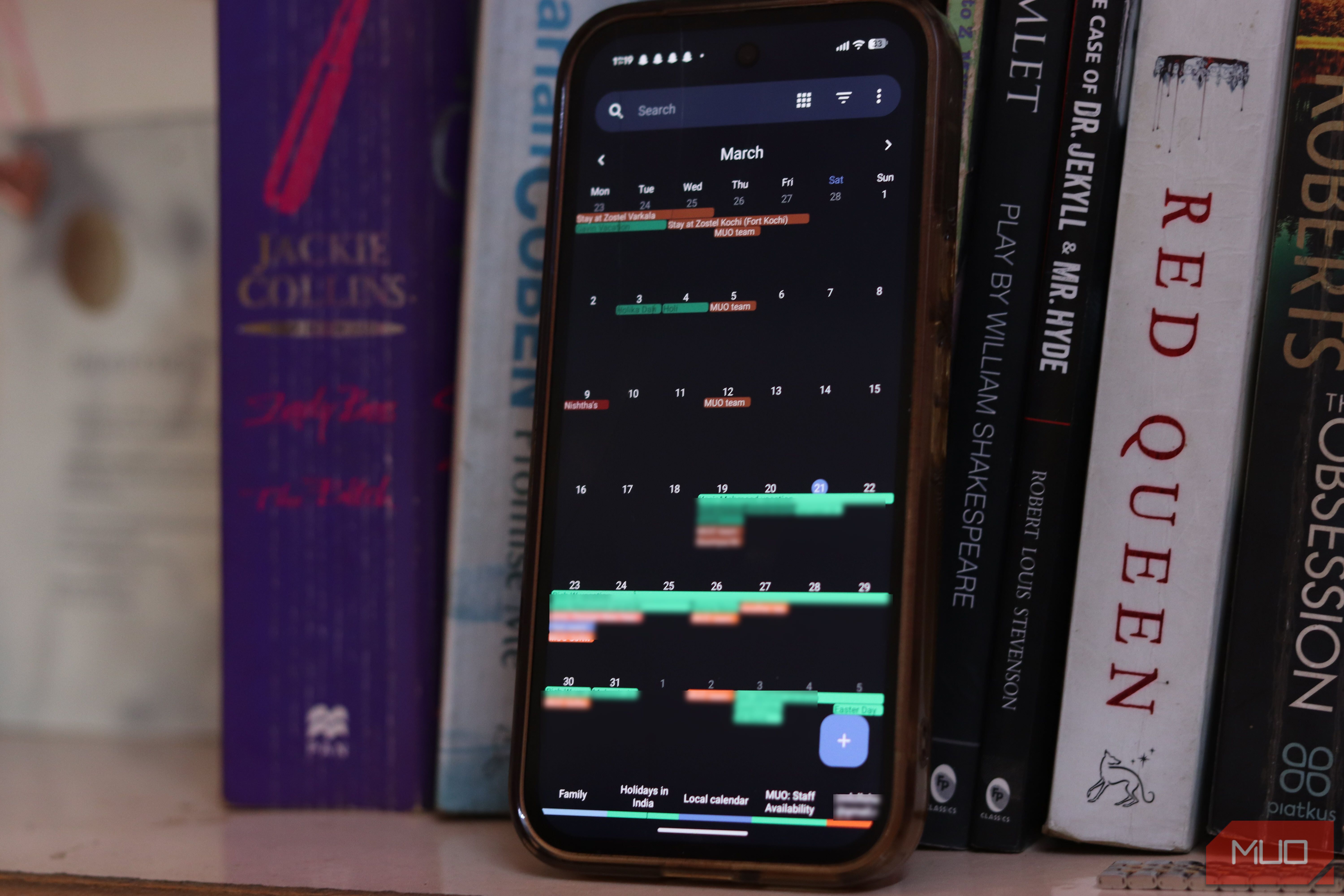 Fossify calender running on Pixel9a.