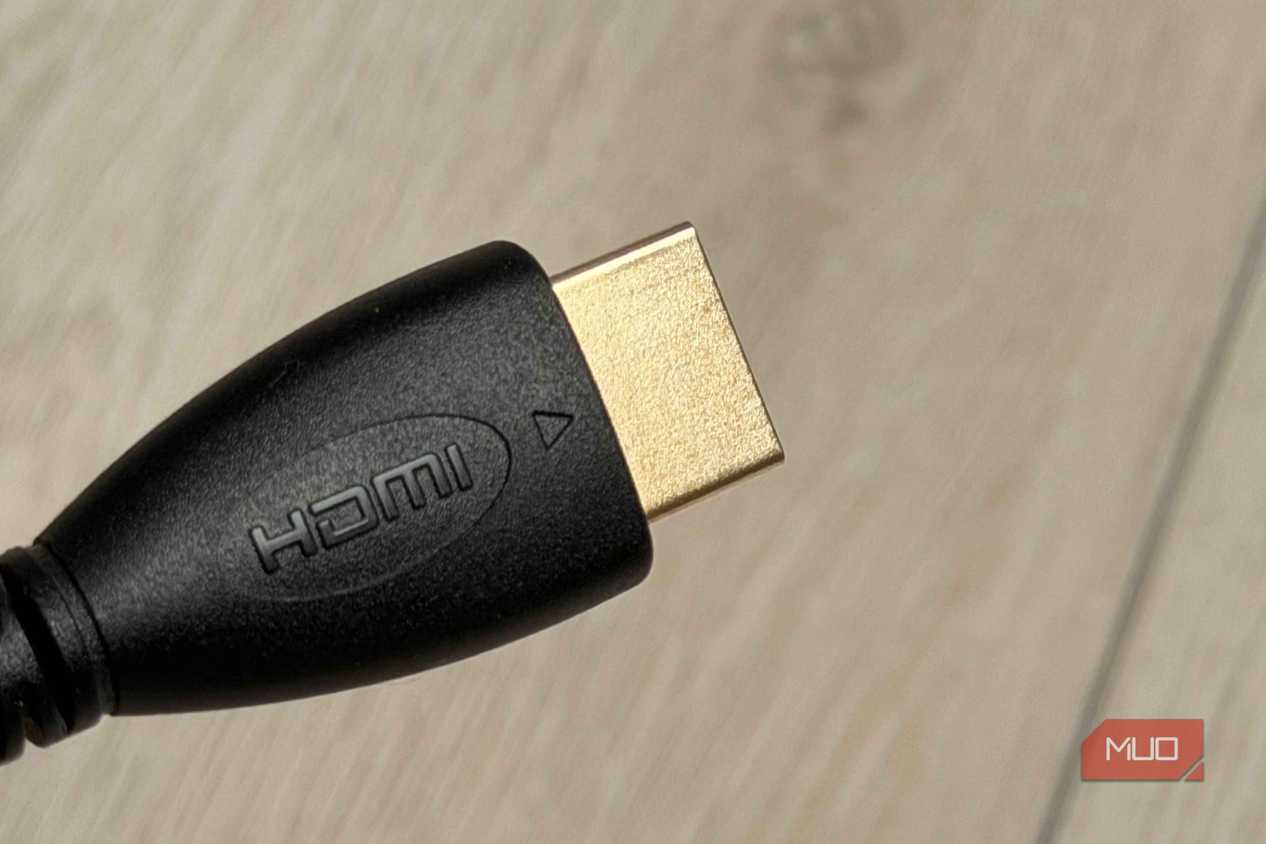 Front side of an HDMI connector