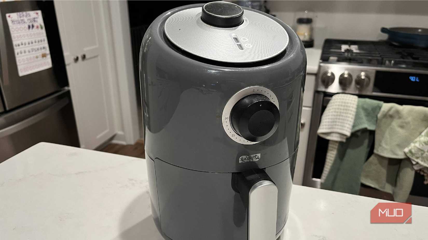 An air fryer on a countertop