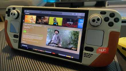 GeForce Now app on Steam Deck OLED