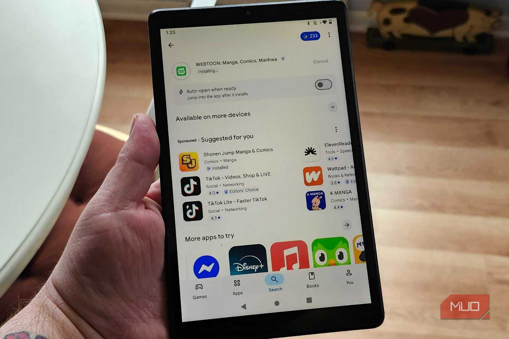 Google Play Store Tablet