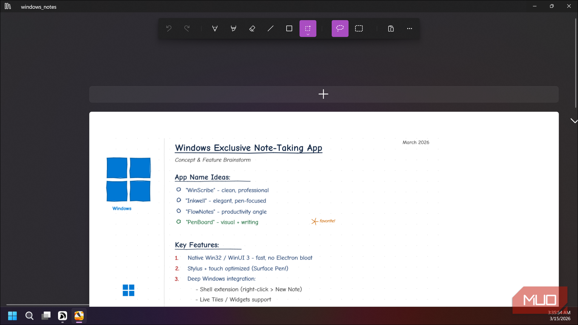 Finally, a note-taking app that feels like it was made for Windows
