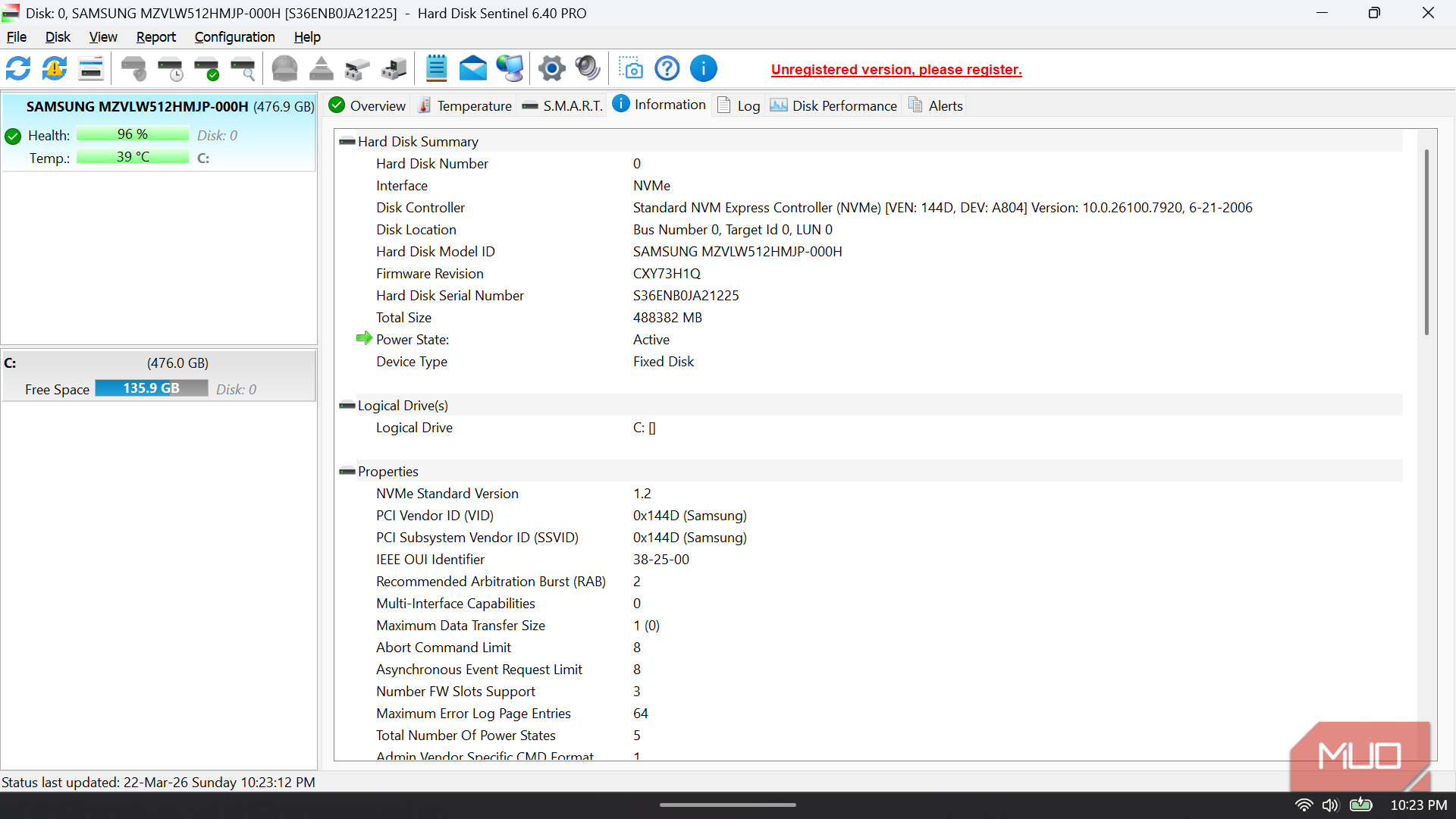I ran a health check on my SSD and found out it had more than 3 years left