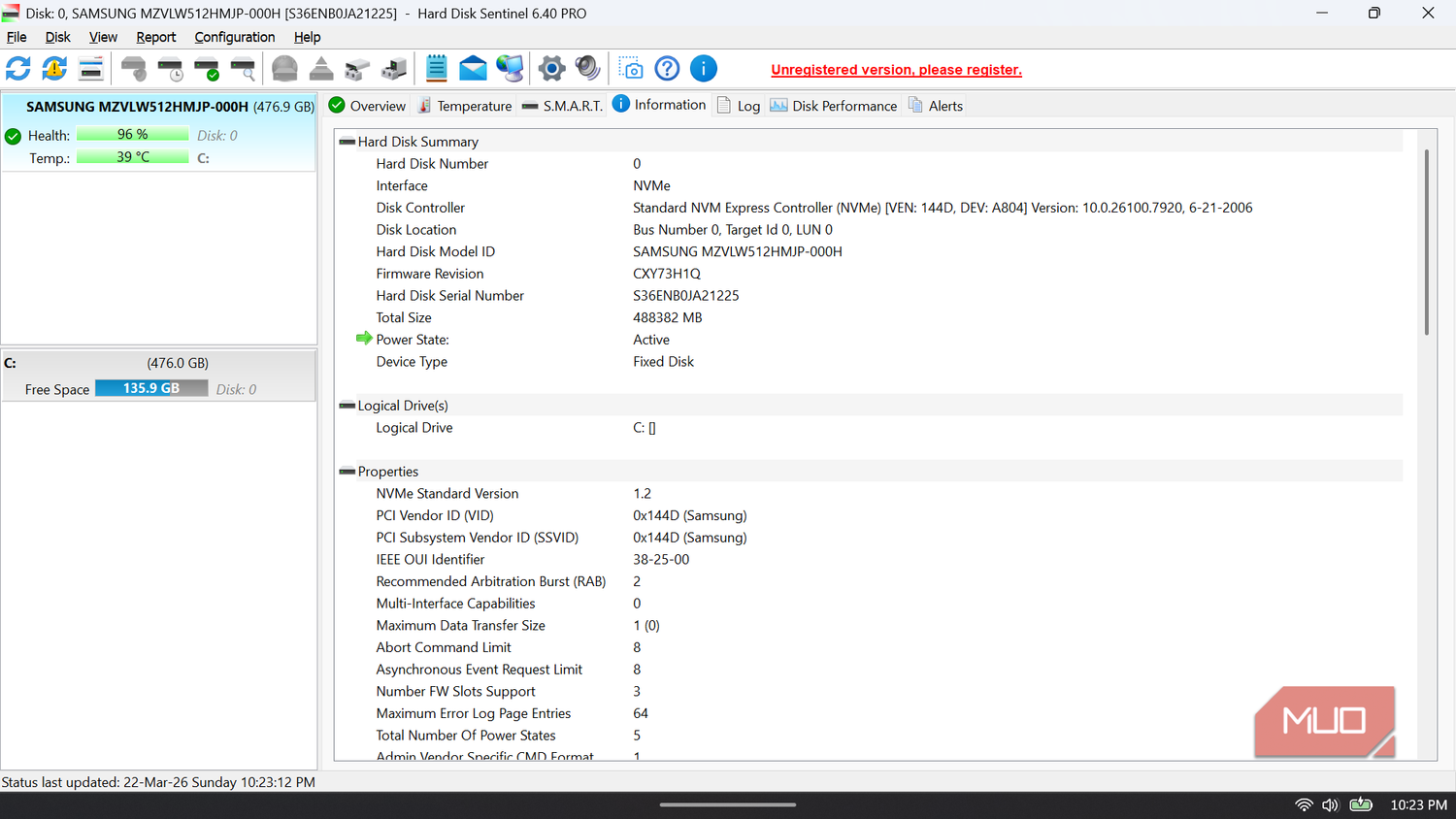 Sentinel One External Drive I ran a health check on my SSD and found out it had more than 3 years left