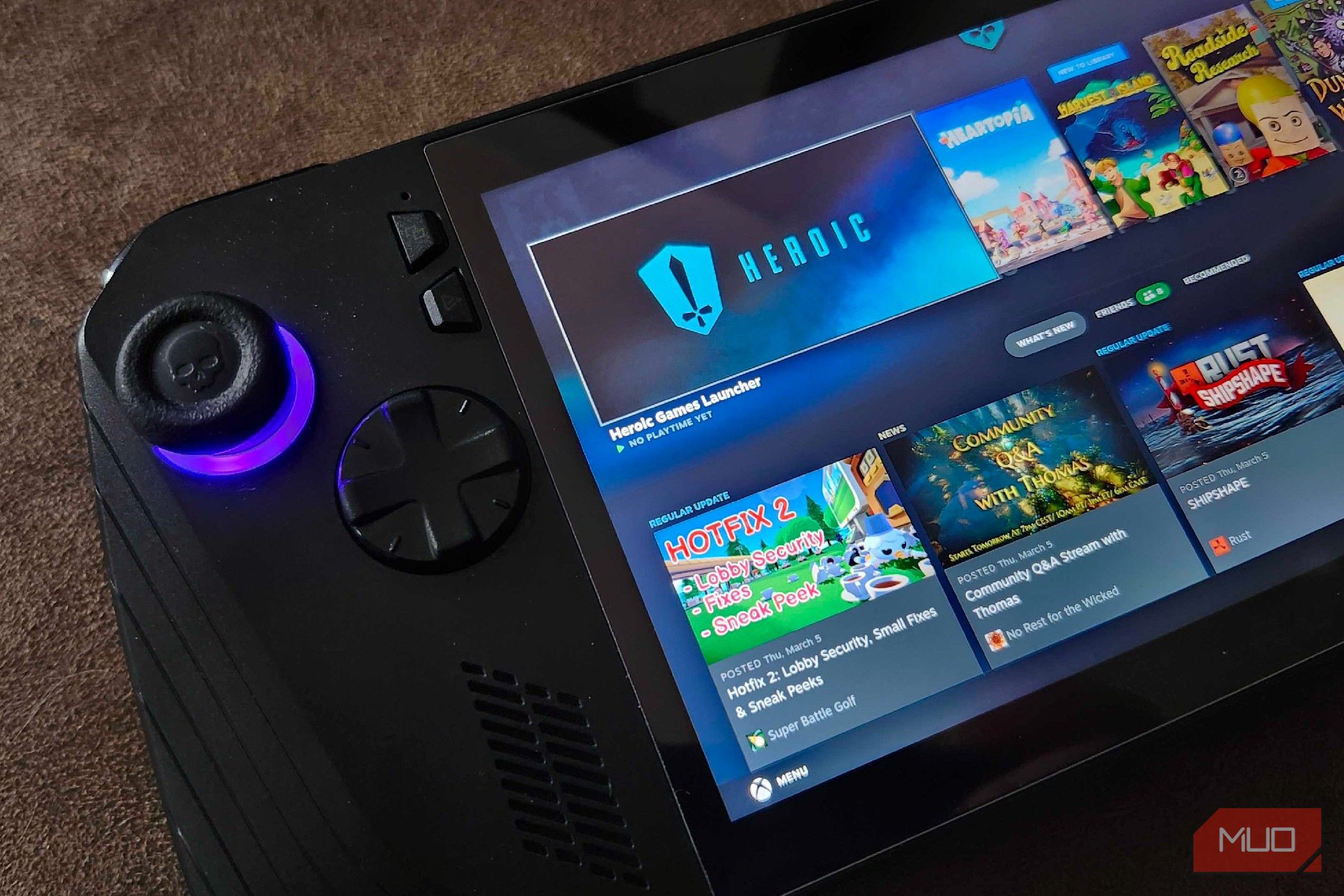 My SteamOS handheld now has the ultimate library thanks to this launcher