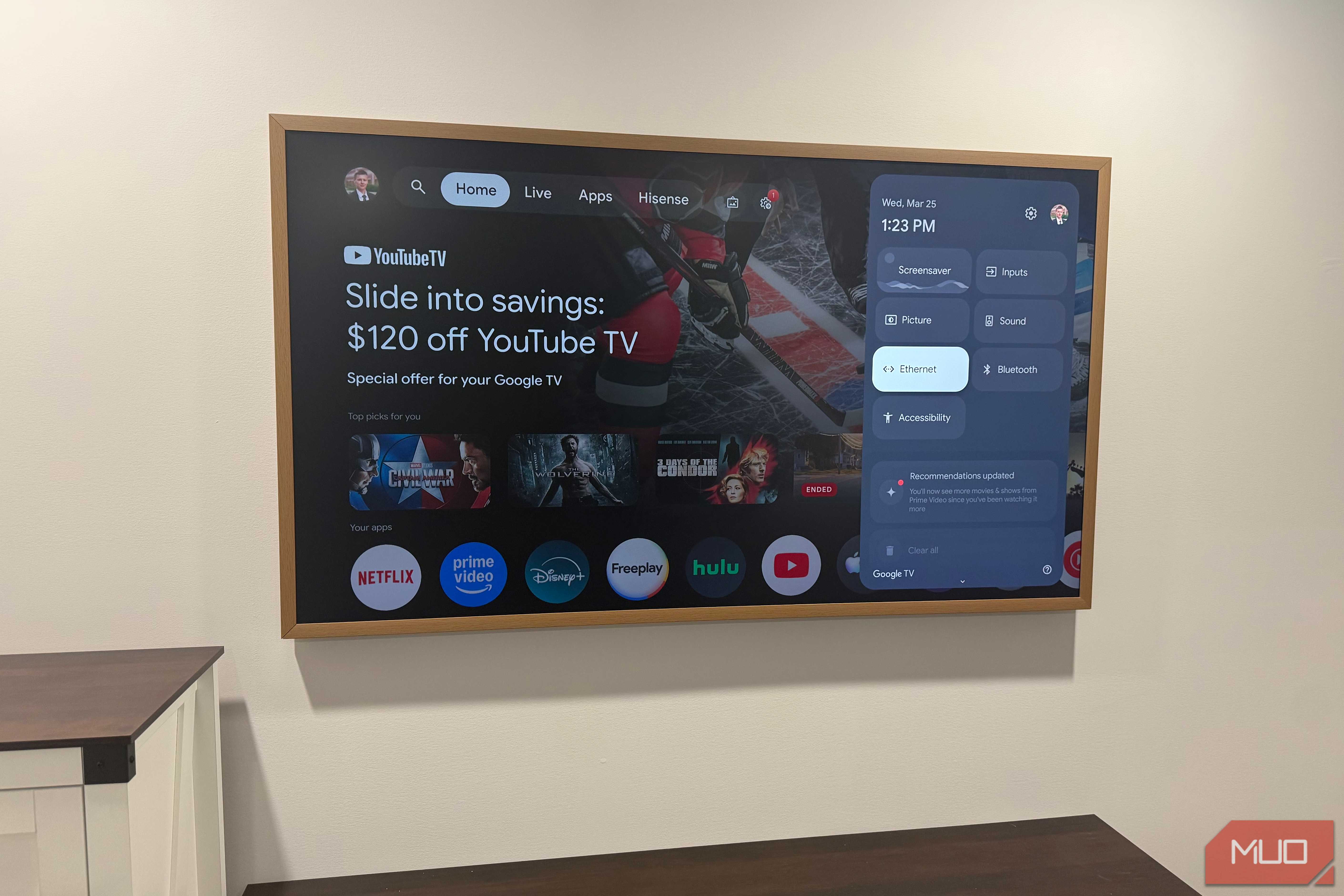 Hisense Google TV settings
