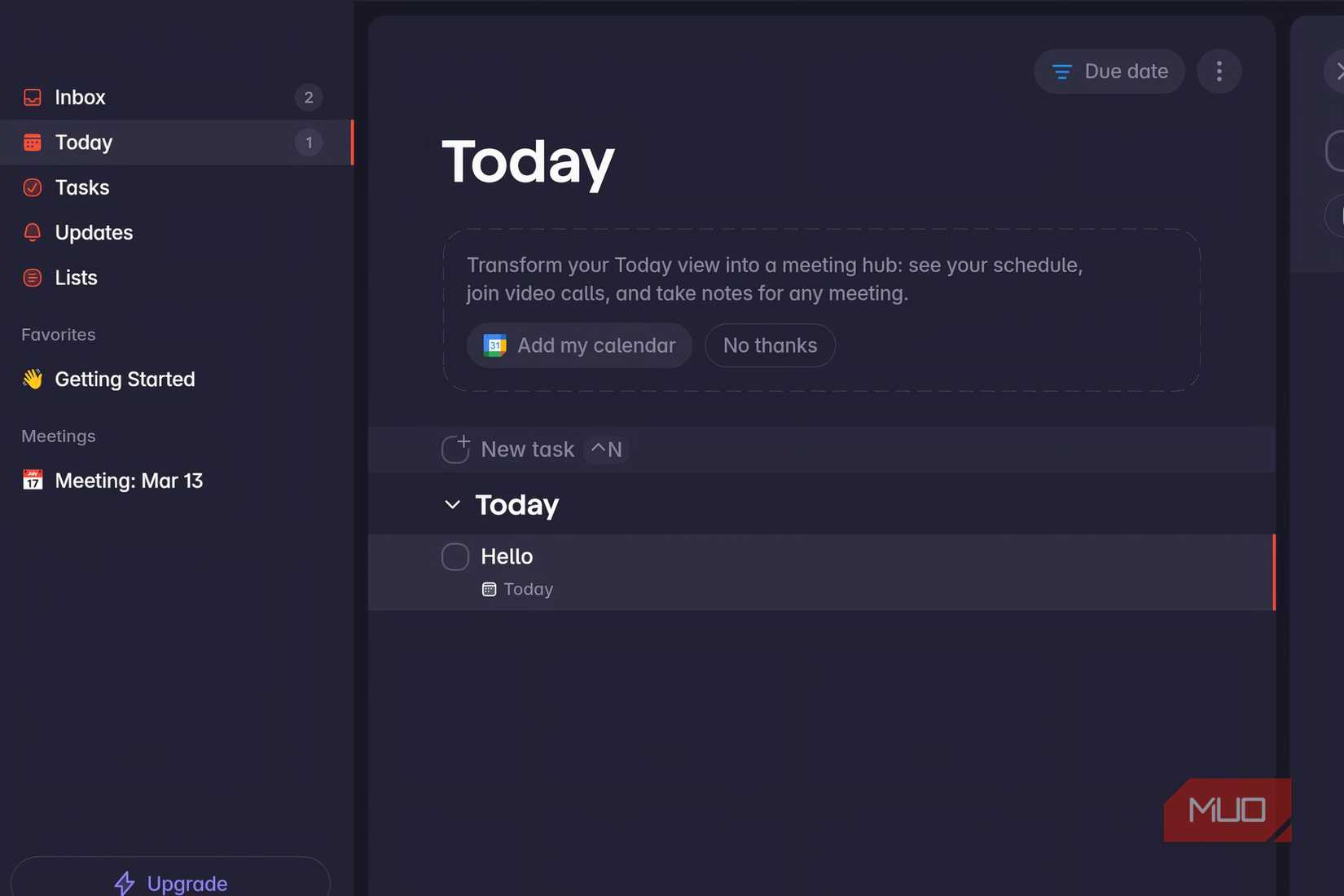 How your to-dos will look on Superlist