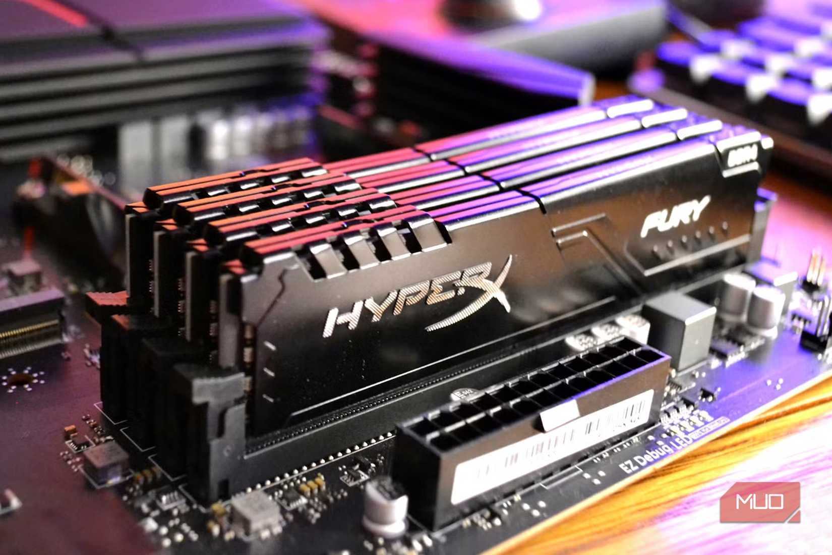 64GB of DDR4 HyperX RAM