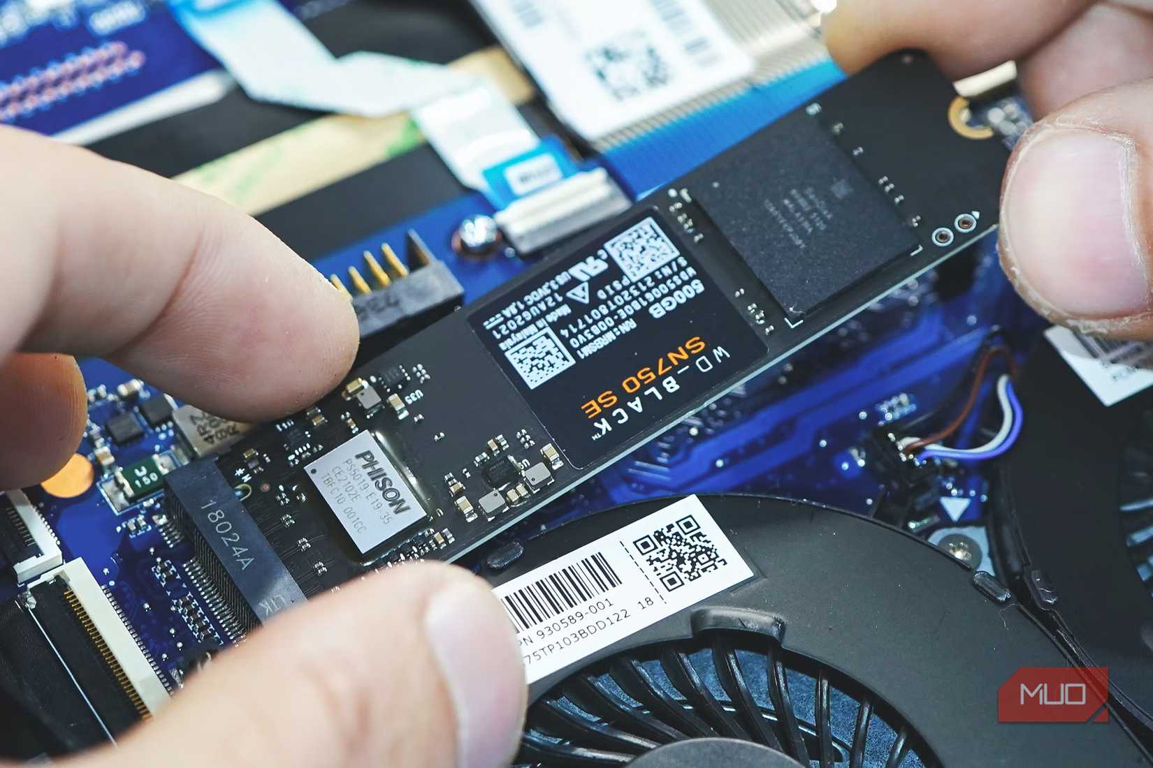 Installing an NVMe drive