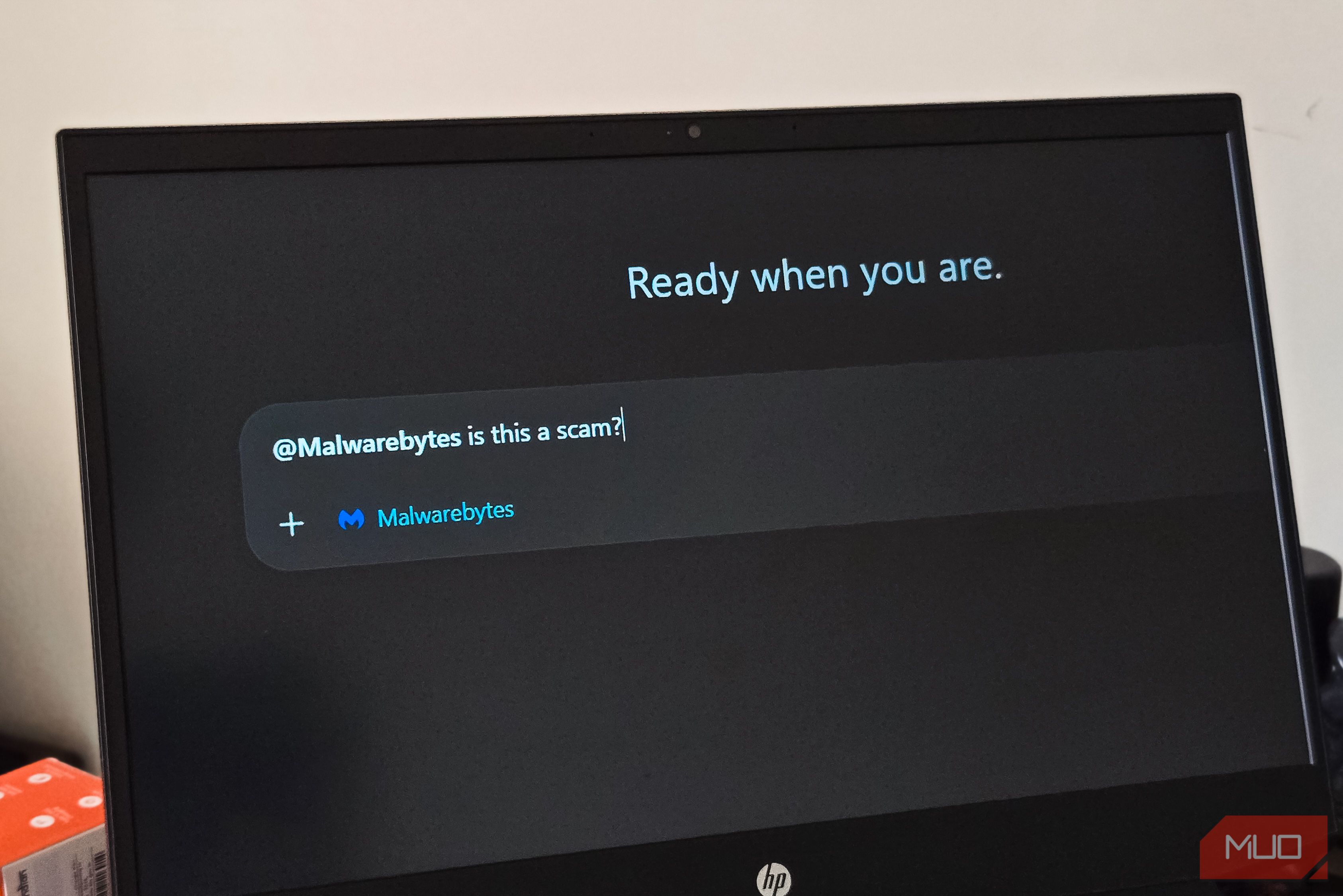 Is this a scam message in ChatGPT with Malwarebytes