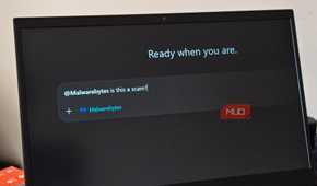 Is this a scam message in ChatGPT with Malwarebytes
