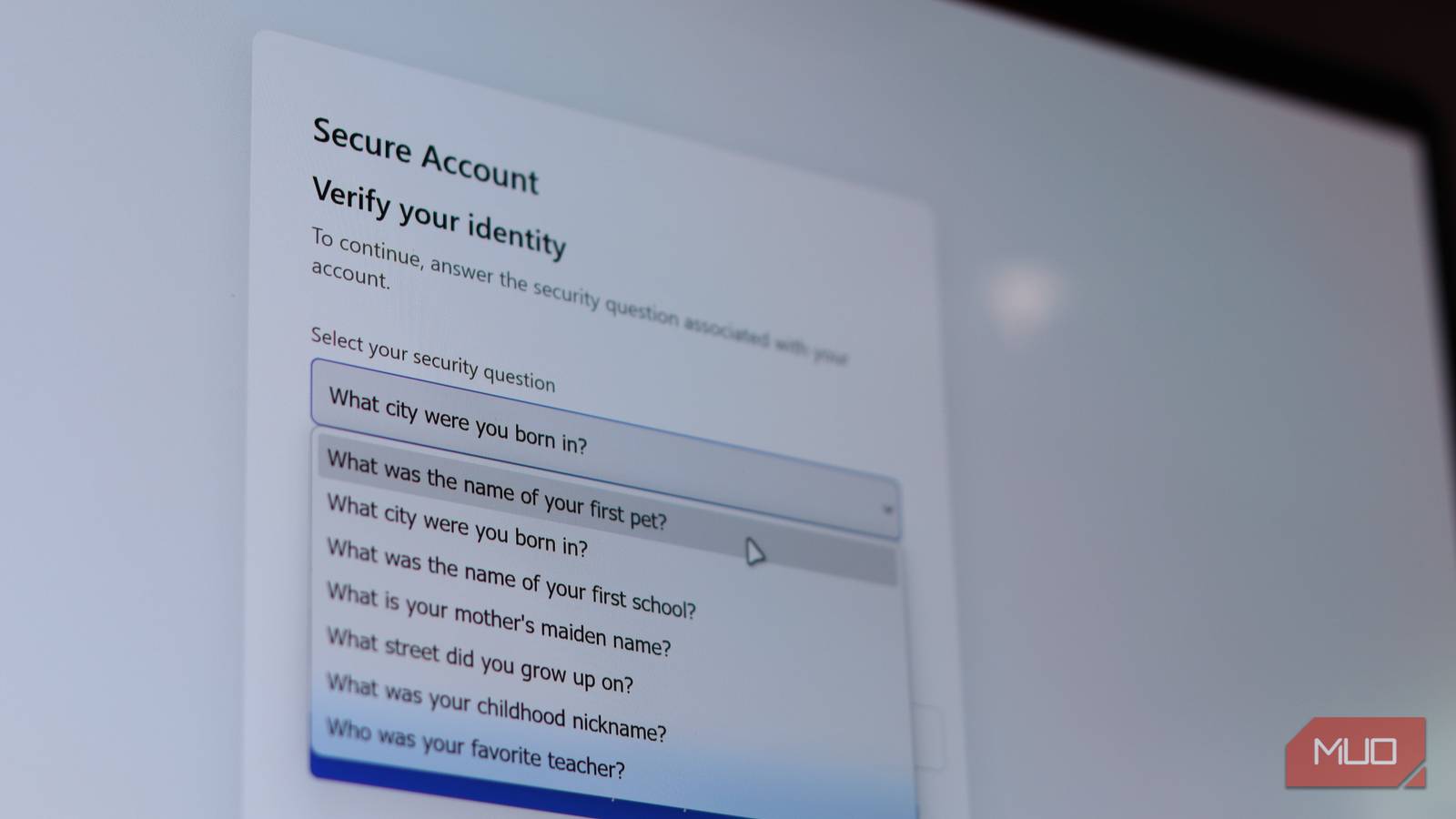 I stopped using security questions when I found how easy they are to hack