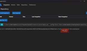 Local repository snapshot for Kopia