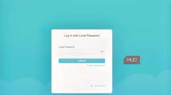 The login interface of a TP-Link Wi-Fi router