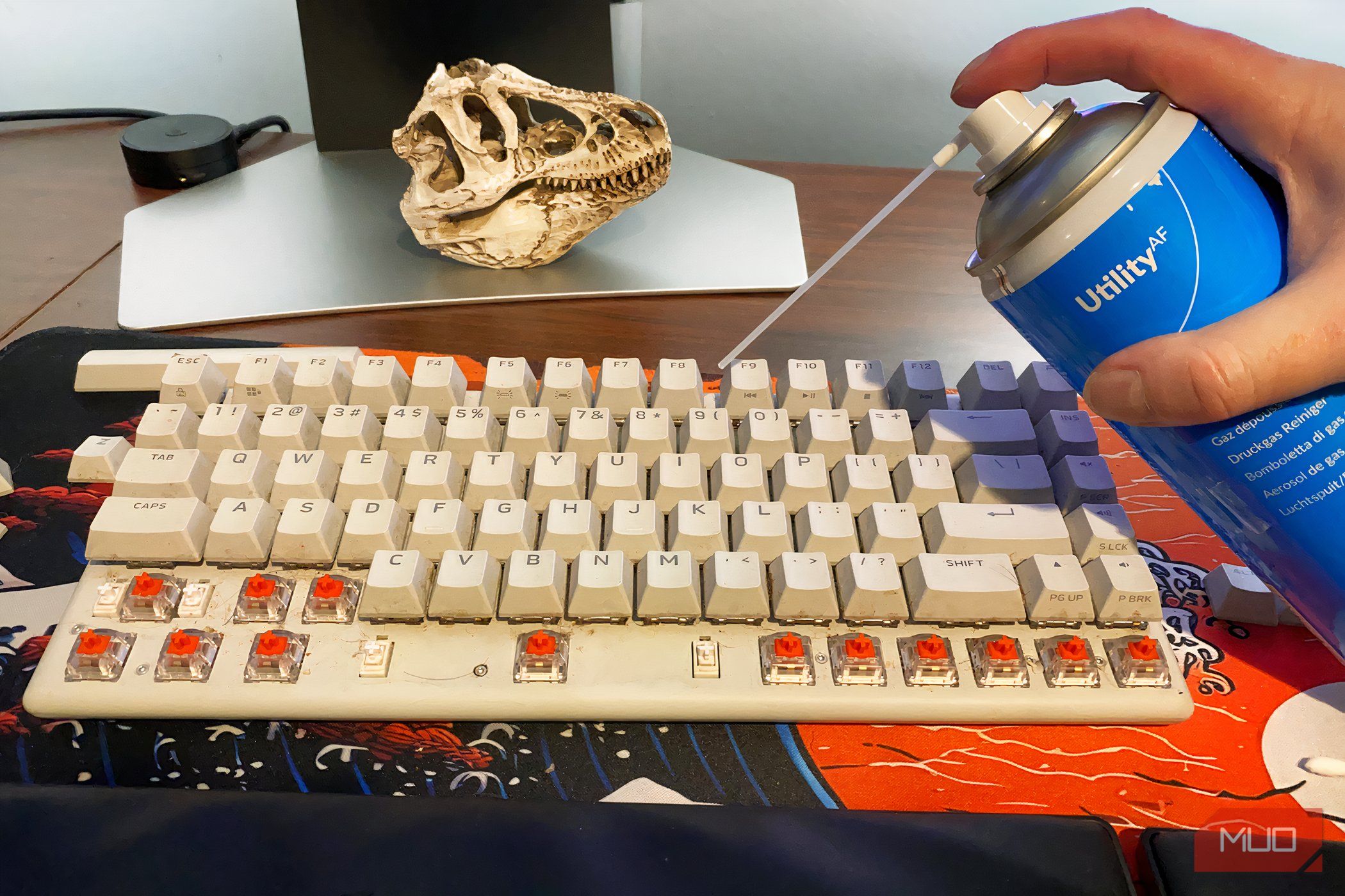 Please, please regularly clean your mechanical keyboard
