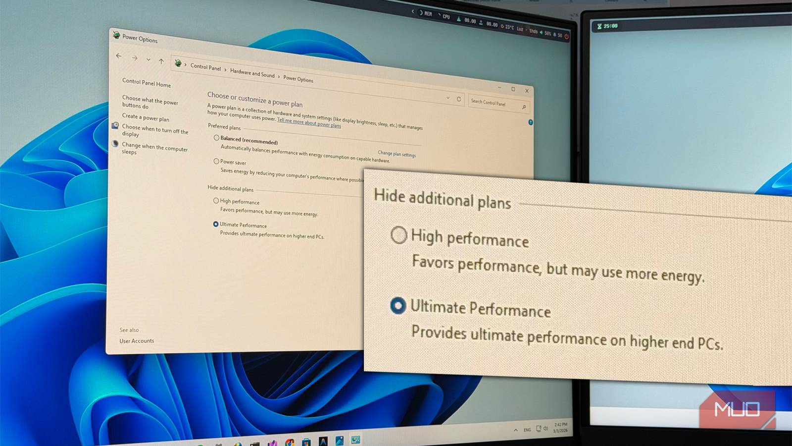 I turned on Windows 11's hidden "Ultimate Performance" mode and the boost is insane