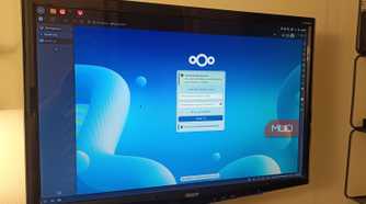 The nextcloud startpage.