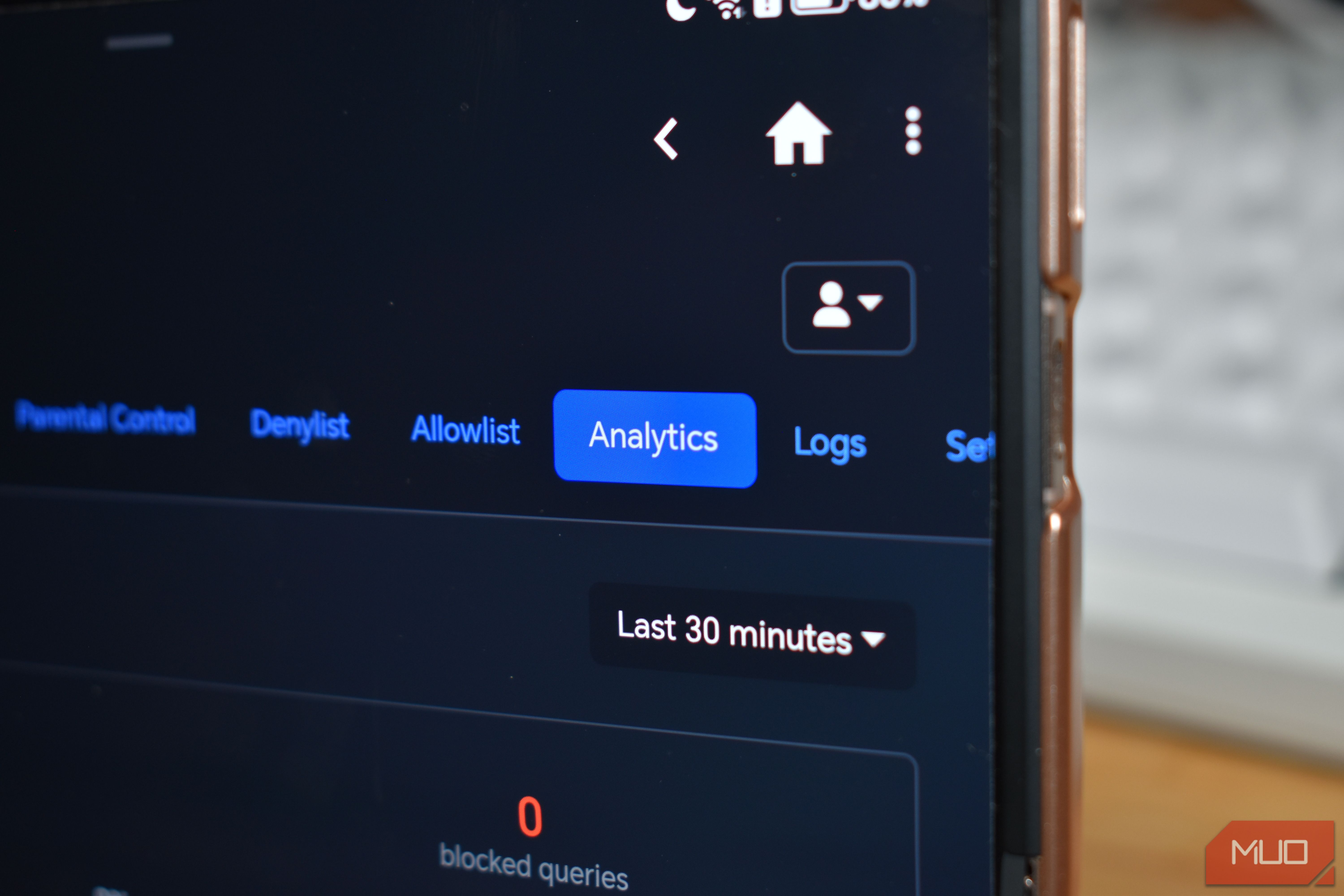 nextdns analytics tab android app